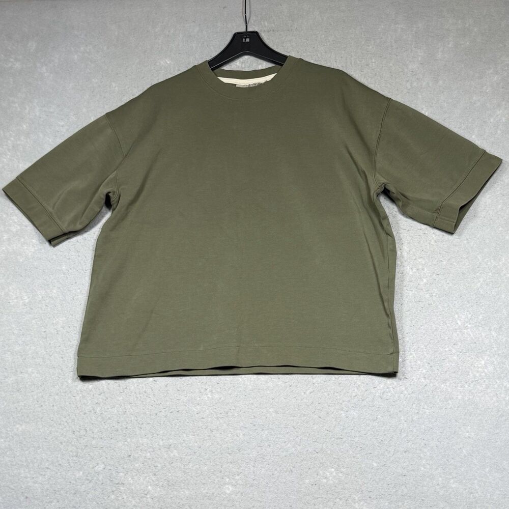 Amongst Others Boxy Fit Shirt Mens Size XL Green Heavy Cotton Blend